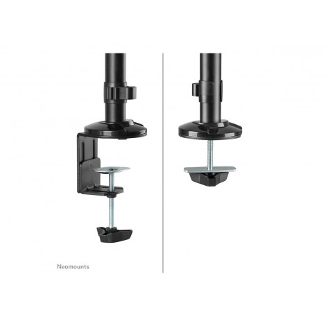 Neomounts Desk Mount | DS90-325BL1 Sit-stand workstation desk | Adjustable Height, Rotate, Tilt, Swivel | 17-32 " | Maximum weig