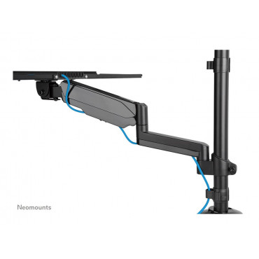 Neomounts Desk Mount | DS90-325BL1 Sit-stand workstation desk | Adjustable Height, Rotate, Tilt, Swivel | 17-32 " | Maximum weig