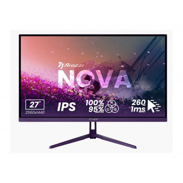 Arozzi | Nova | 27 " | IPS | QHD | 16:9 | 180 Hz | 1 ms | 2560 x 1440 pixels | 350 cd/m | HDMI ports quantity 2 | Purple