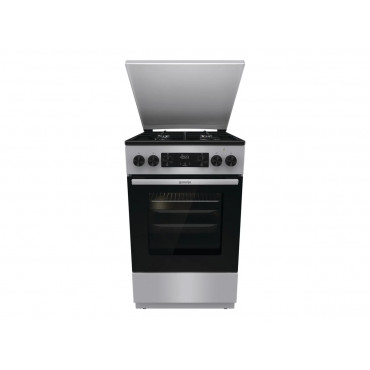 Gorenje GK5C42SJ | Cooker | Hob type Gas | Oven type Electric | Grey | Width 50 cm | Grilling | Depth 59.4 cm | 62 L