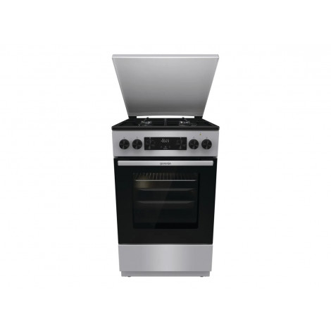 Gorenje GK5C42SJ | Cooker | Hob type Gas | Oven type Electric | Grey | Width 50 cm | Grilling | Depth 59.4 cm | 62 L