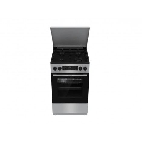 Gorenje GK5C42SJ | Cooker | Hob type Gas | Oven type Electric | Grey | Width 50 cm | Grilling | Depth 59.4 cm | 62 L
