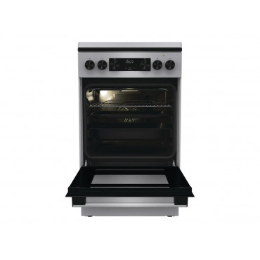 Gorenje GK5C42SJ | Cooker | Hob type Gas | Oven type Electric | Grey | Width 50 cm | Grilling | Depth 59.4 cm | 62 L