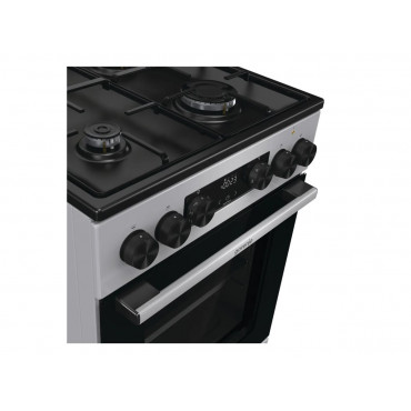 Gorenje GK5C42SJ | Cooker | Hob type Gas | Oven type Electric | Grey | Width 50 cm | Grilling | Depth 59.4 cm | 62 L