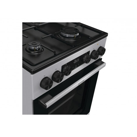 Gorenje GK5C42SJ | Cooker | Hob type Gas | Oven type Electric | Grey | Width 50 cm | Grilling | Depth 59.4 cm | 62 L
