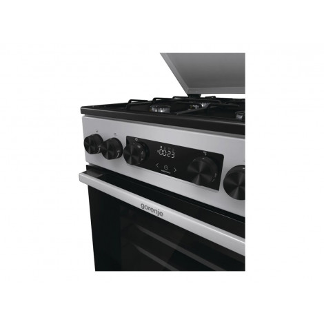 Gorenje GK5C42SJ | Cooker | Hob type Gas | Oven type Electric | Grey | Width 50 cm | Grilling | Depth 59.4 cm | 62 L
