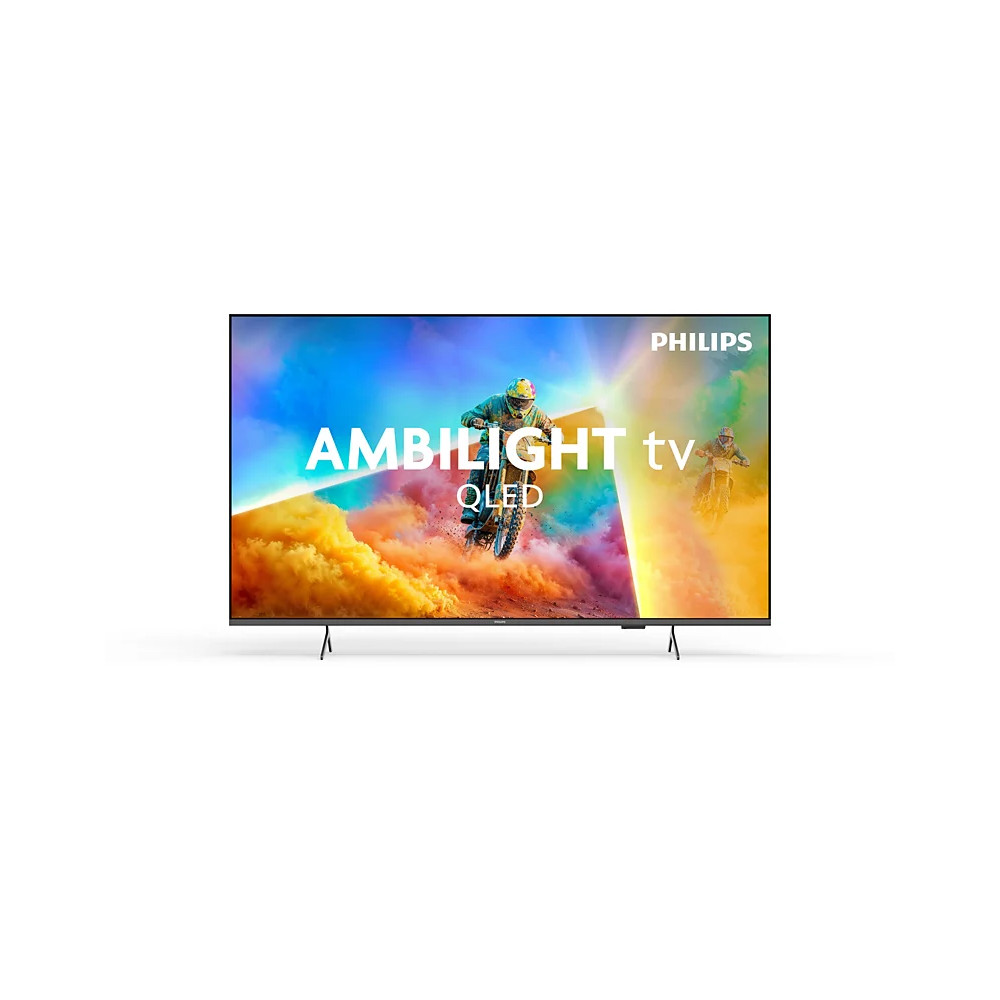 Philips 55PQS8501/12 | 4K QLED Ambilight TV | 55 | Smart TV | Titan OS | UHD | Black