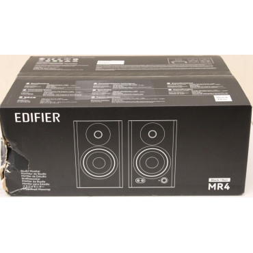 SALE OUT. Edifier MR4 Speaker, black | Edifier Speaker | MR4 | Warranty 24 month(s) | DAMAGED PACKAGING
