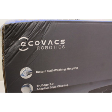 SALE OUT. Ecovacs DEEBOT T80 OMNI Vacuum cleaner, Robot, Wet&Dry, 18000Pa, TruEdge 2.0, ZeroTangle 3.0, Carpet Care, Black + Aut