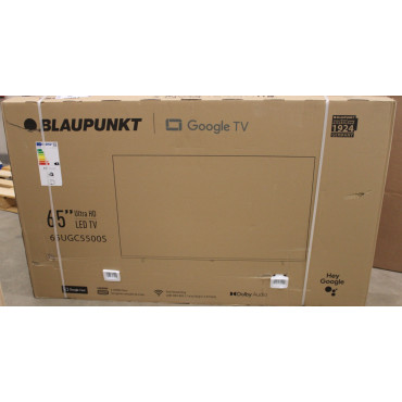 SALE OUT. Blaupunkt 65UGC5500S 65" (164cm) 4K Ultra HD Google TV | SALE OUT. Blaupunkt 4K TV | 65UGC5500S | 65 | Smart TV | Goog