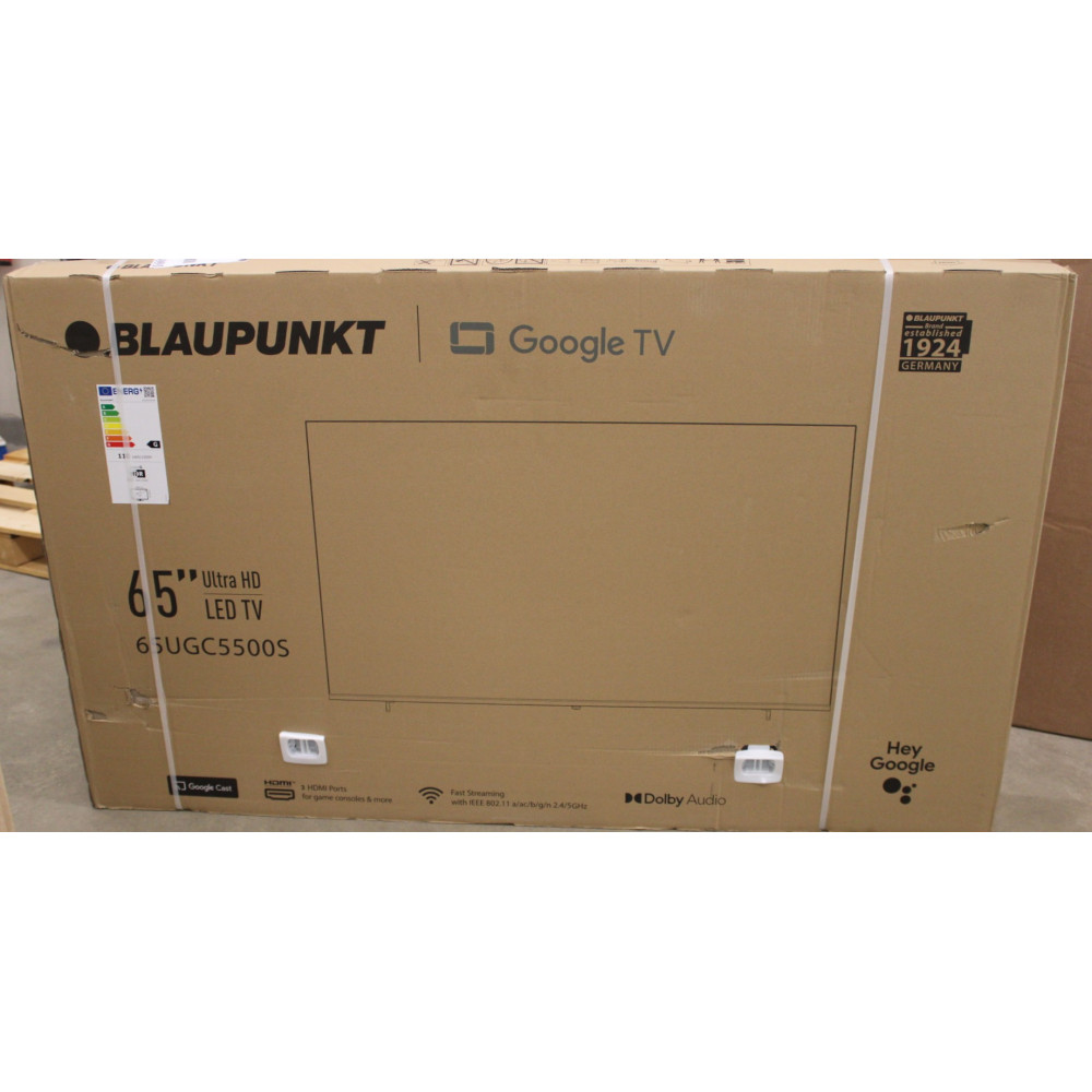 SALE OUT. Blaupunkt 65UGC5500S 65" (164cm) 4K Ultra HD Google TV | SALE OUT. Blaupunkt 4K TV | 65UGC5500S | 65 | Smart TV | Goog