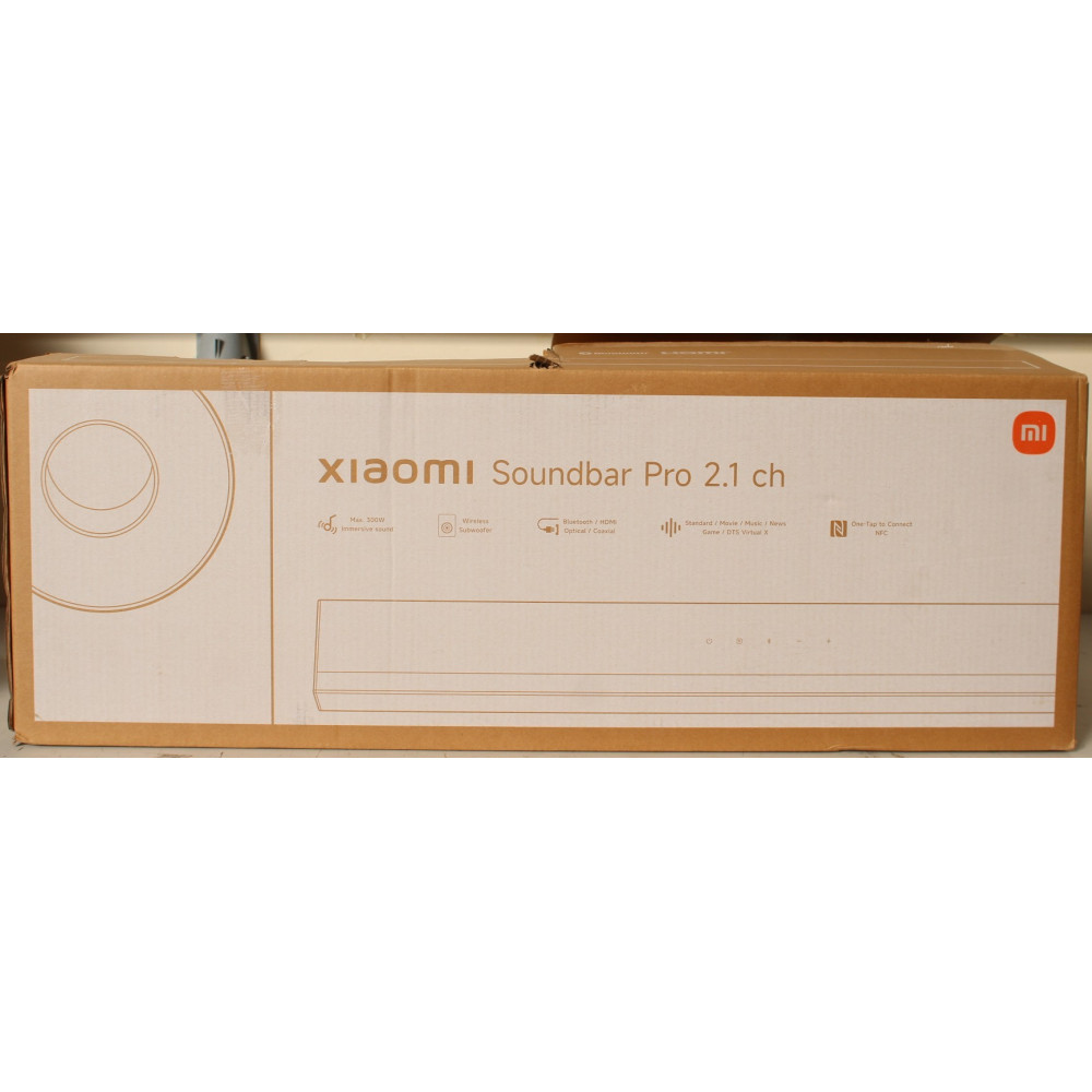 SALE OUT. Xiaomi Soundbar Pro 2.1 ch | Xiaomi Soundbar Pro 2.1 ch | Warranty 24 month(s) | 300 W | Bluetooth | Wireless connecti