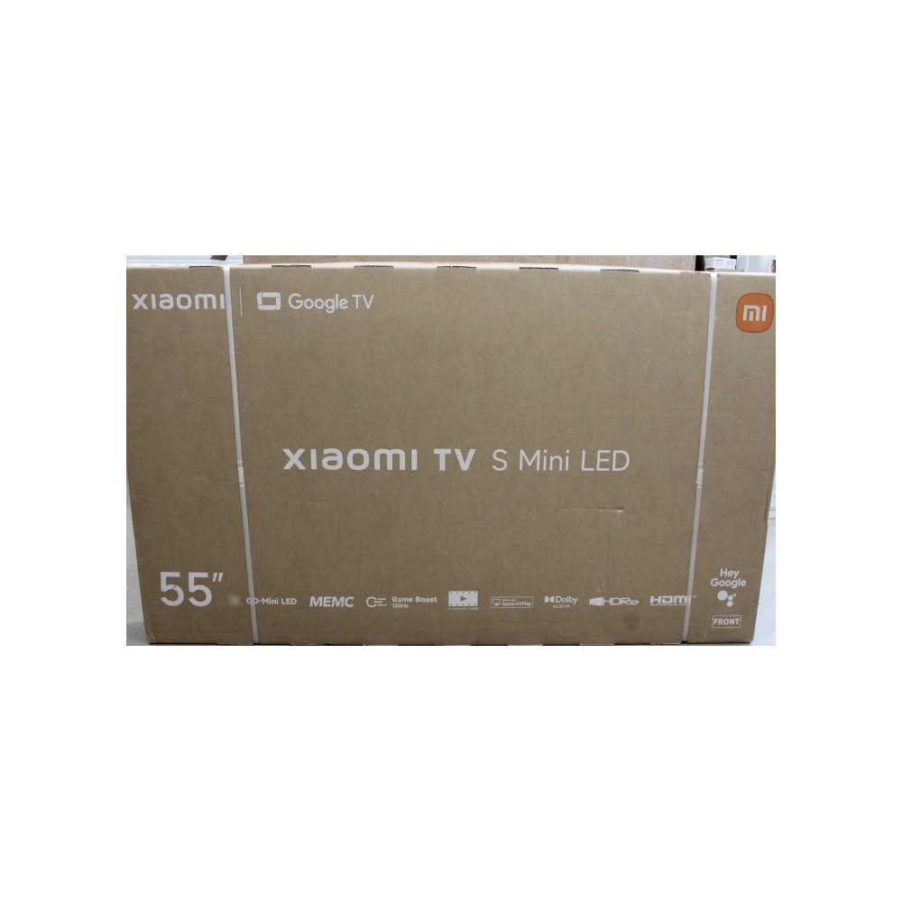 SALE OUT. Xiaomi TV S Mini LED 55 2026 | SALE OUT. Xiaomi S Mini LED 2026 | 55 | Smart TV | Google TV | 4K UHD | Dark Grey | DAM