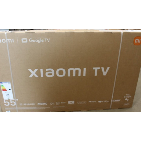 SALE OUT. Xiaomi TV S Mini LED 55 2026 | SALE OUT. Xiaomi S Mini LED 2026 | 55 | Smart TV | Google TV | 4K UHD | Dark Grey | DAM