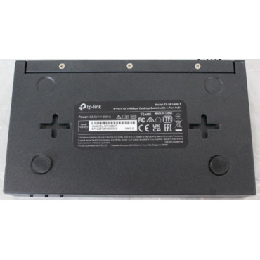 SALE OUT. TP-Link TL-SF1008LP Switch Unmanaged, Desktop, 8x10/100Mbps ports, 4xPoE ports, PSU external, Steel case | SALE OUT. S