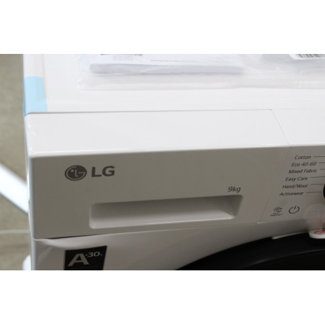 SALE OUT. LG F2X50S9TWB Washing machine, A, Front loading, Washing capacity 9 kg, Depth 47.5 cm, 1200 RPM, White | SALE OUT. Was