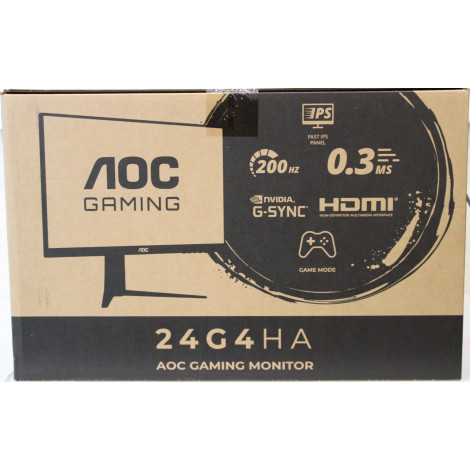 SALE OUT. AOC 24G4HA 23,8 1920x1080/16:9/300 cd/m /1 ms/HDMI, DisplayPort, Headphone out | SALEOUT. 24G4HA | 24 " | Fast IPS | F