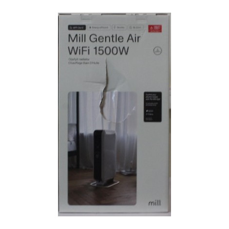 SALE OUT. Mill | Heater | OIL1500WIFI3 GEN3 | Oil Filled Radiator | 1500 W | Number of power levels 3 | Suitable for rooms up to