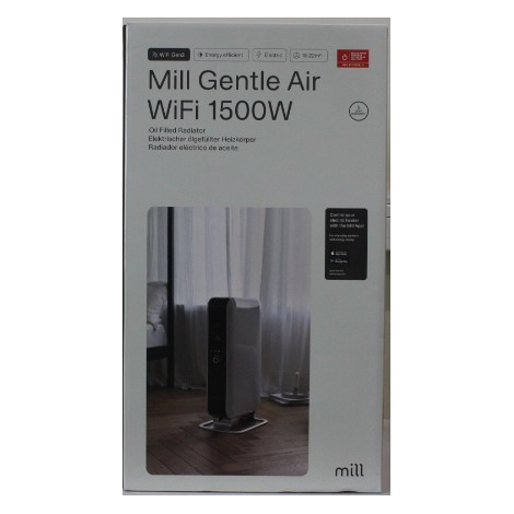SALE OUT. Mill | Heater | OIL1500WIFI3 GEN3 | Oil Filled Radiator | 1500 W | Number of power levels 3 | Suitable for rooms up to
