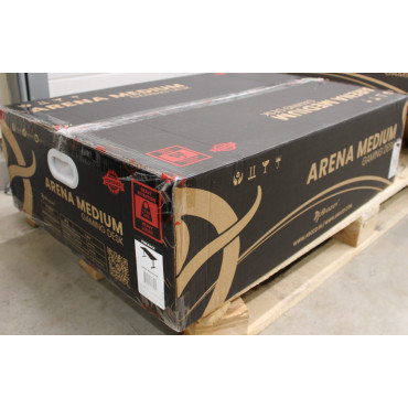 SALE OUT. | Arozzi Gaming Desk | Arena Medium | Pure Black | DAMAGED PACKAGING AND LAMINATE. SCRATCHED PARTS AND TABLE TOP. | 24