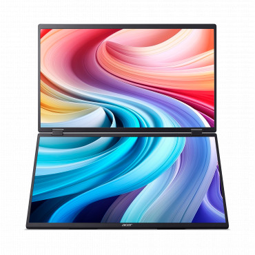 Acer PD19F 47cm 18.5'' FHD Dual Portable IPS 100Hz 16:9 4ms (GTG) 250nits HDMI 2xType-C MM Audio Out EU Black H.cable x1 U.cable