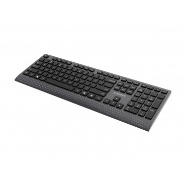 Gembird KB-MCH-06 Slim wired multimedia keyboard with Type-C adapter, US layout | Gembird