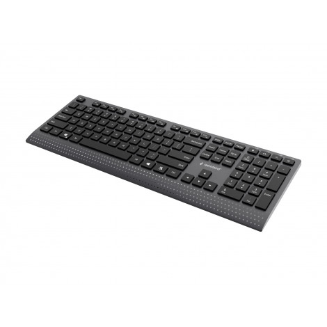 Gembird KB-MCH-06 Slim wired multimedia keyboard with Type-C adapter, US layout | Gembird