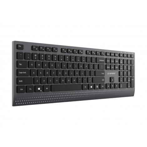 Gembird KB-MCH-06 Slim wired multimedia keyboard with Type-C adapter, US layout | Gembird
