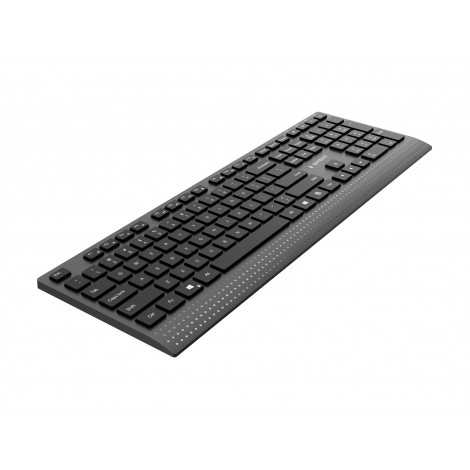 Gembird KB-MCH-06 Slim wired multimedia keyboard with Type-C adapter, US layout | Gembird