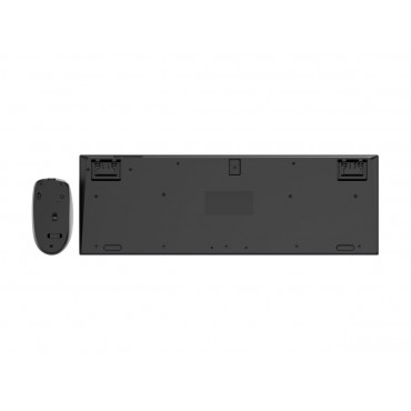 Gembird KBS-WPS-02 Dual-mode slim wireless desktop set, 2.4G+BT, US layout | Gembird