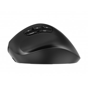 Gembird MUSW3-9B-01 Triple-mode 9-button wireless ergonomic mouse, black | Gembird