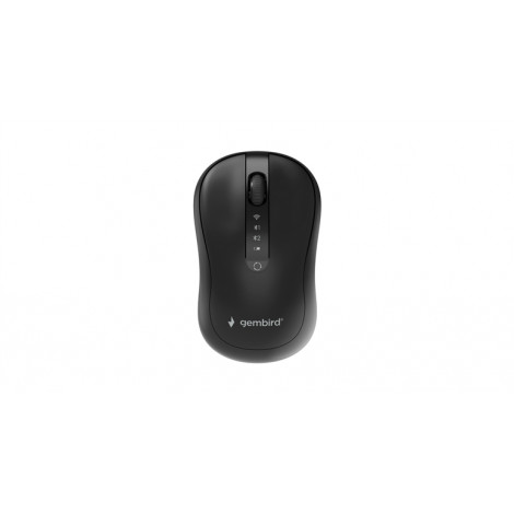 Gembird MUSW2-4B-01 Dual-mode 4-button wireless mouse, black | Gembird