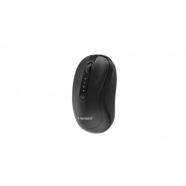 Gembird MUSW2-4B-01 Dual-mode 4-button wireless mouse, black | Gembird