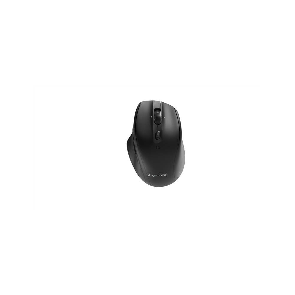 Gembird MUSW2-6B-02 Dual-mode 6-button wireless mouse, black | Gembird