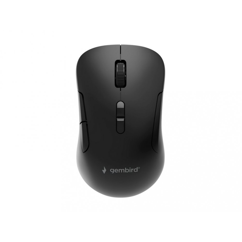Gembird MUSW2-7B-01 Dual-mode 7-button wireless mouse, black | Gembird