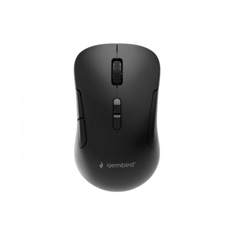 Gembird MUSW2-7B-01 Dual-mode 7-button wireless mouse, black | Gembird