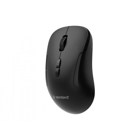 Gembird MUSW2-7B-01 Dual-mode 7-button wireless mouse, black | Gembird