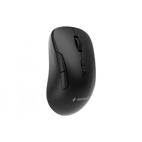 Gembird MUSW2-7B-01 Dual-mode 7-button wireless mouse, black | Gembird