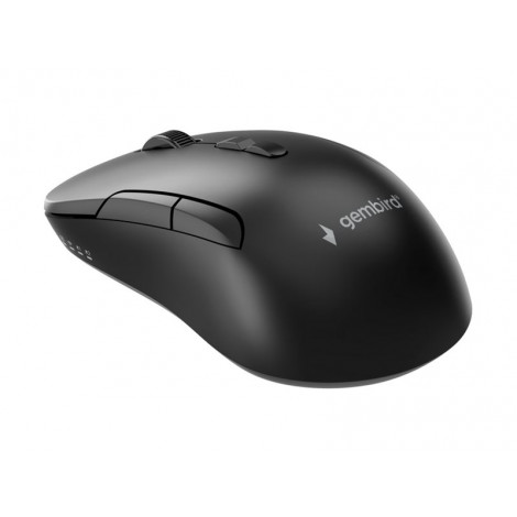 Gembird MUSW2-7B-01 Dual-mode 7-button wireless mouse, black | Gembird