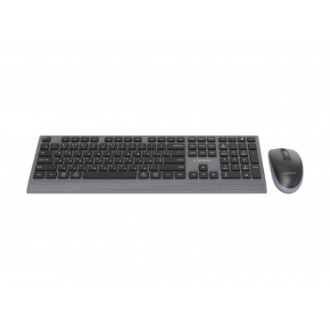 Gembird KBS-WPS-02-CYRL Dual-mode slim wireless desktop set, 2.4G+BT, Cyrillic layout | Gembird