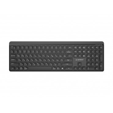 Gembird KB-WPS-03-CYRL Dual-mode pro-business slim wireless keyboard, 2.4G+BT, Cyrillic layout | Gembird