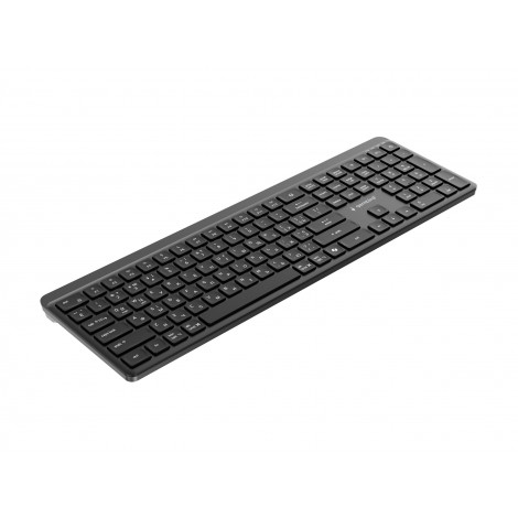 Gembird KB-WPS-03-CYRL Dual-mode pro-business slim wireless keyboard, 2.4G+BT, Cyrillic layout | Gembird