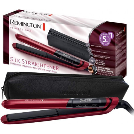Remington | Silk Hair Straightener | S9600 | Warranty 24 month(s) | Ceramic heating system | Display Digital | Temperature (min)