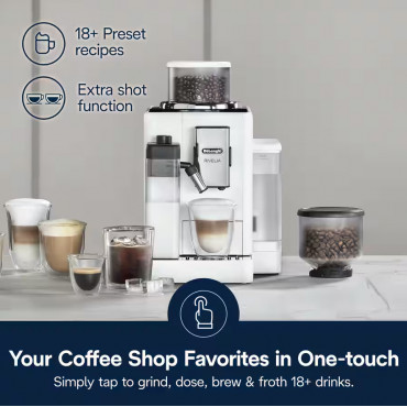 DeLonghi Rivelia EXAM440.55.W Bean to Cup