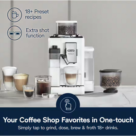 DeLonghi Rivelia EXAM440.55.W Bean to Cup