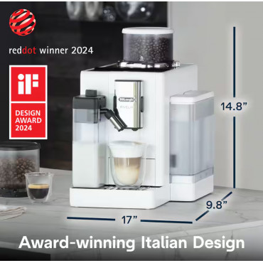 DeLonghi Rivelia EXAM440.55.W Bean to Cup