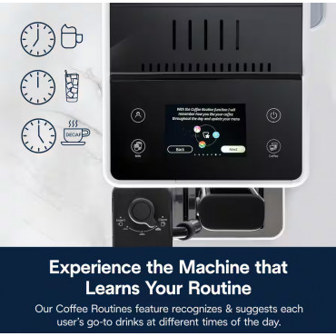DeLonghi Rivelia EXAM440.55.W Bean to Cup