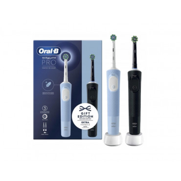 Oral-B Electric Toothbrushes | Vitality Pro Duo | Rechargeable | For adults | Number of brush heads included 2 | Number of teeth