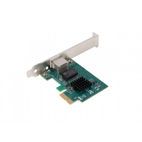 Lanberg | PCI-Express to RJ45 Ethernet Adapter network card PCI-E X1 1X RJ45 2.5GB Low profile | PCE-25GB-001