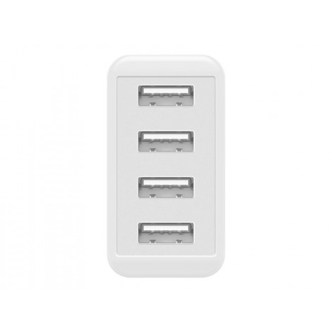 Goobay 44962 30 W USB-A Multiport Charger, White